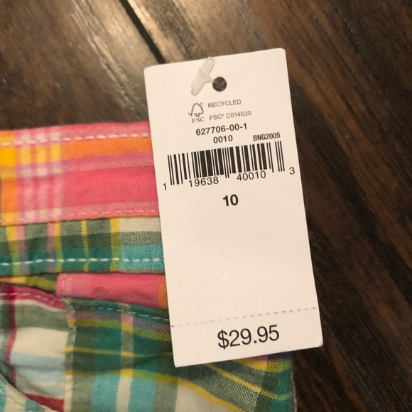 Gap Girls Plaid Shorts Size 10 - Picture 5 of 6